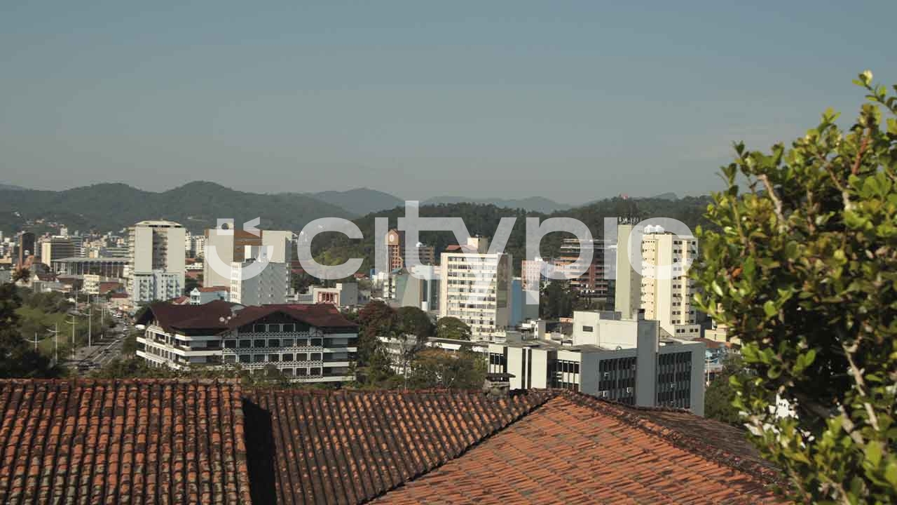 Visão de edificações localizadas na cidade de Blumenau em Santa Catarina