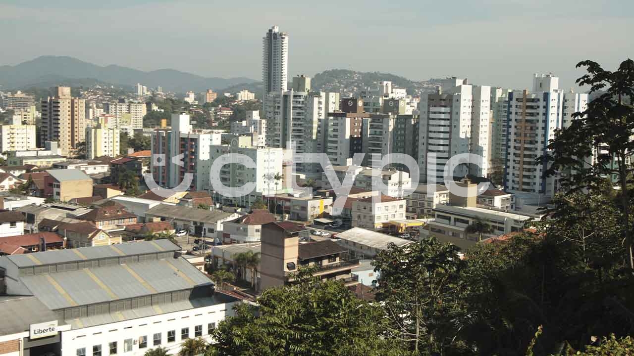 Vista aérea da cidade de Blumenau em Santa Catarina