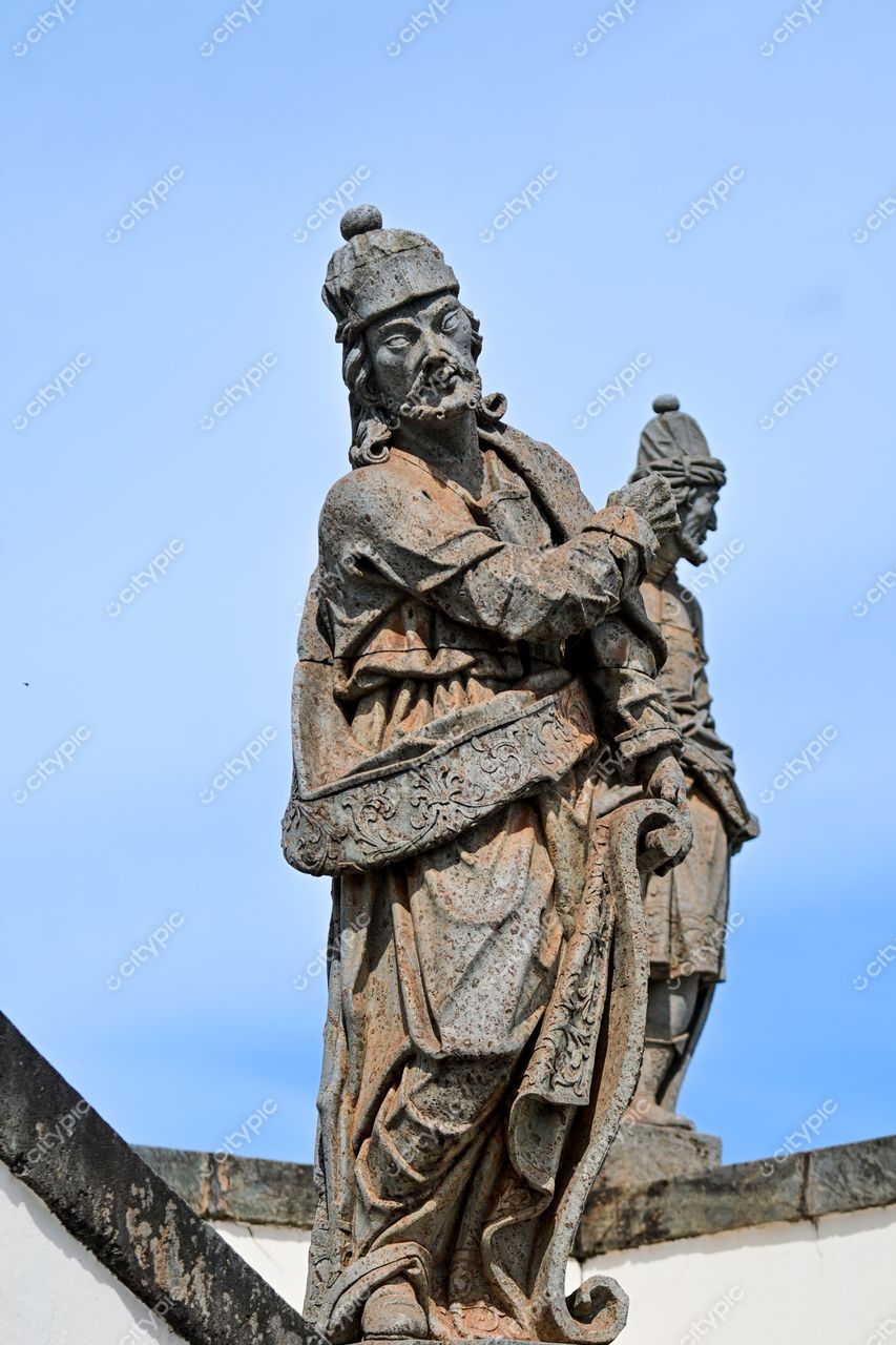 Congonhas, Minas Gerais, Brasil: Estátua de personagem histórico em destaque na cidade barroca