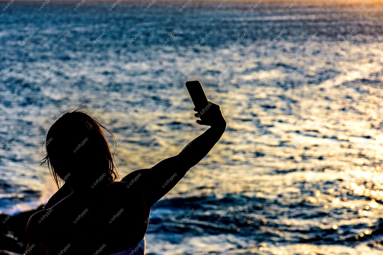 Barra, Salvador: Selfie ao pôr do sol à beira-mar