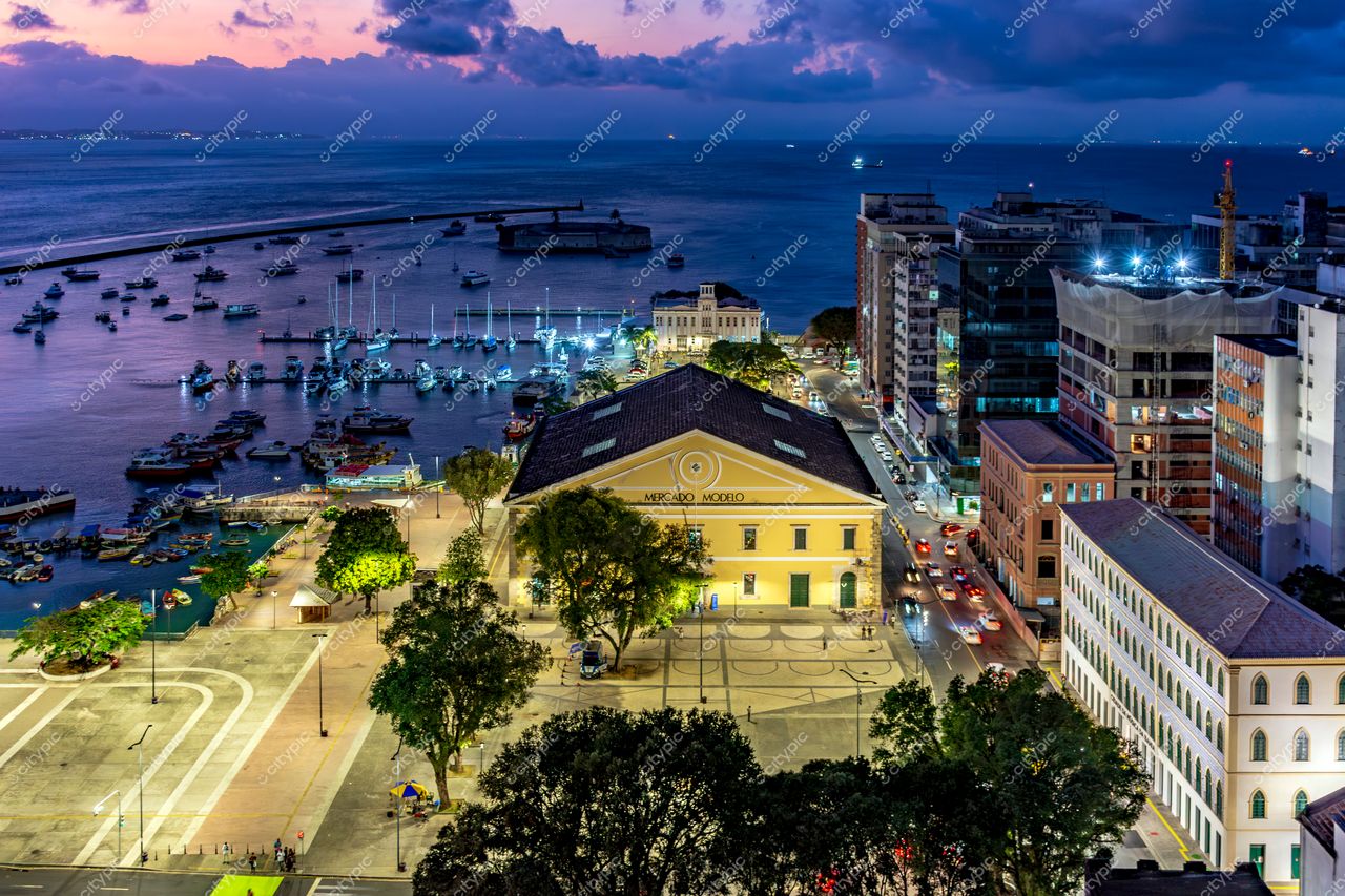 Elevador Lacerda: Vista deslumbrante da Baía de Todos os Santos