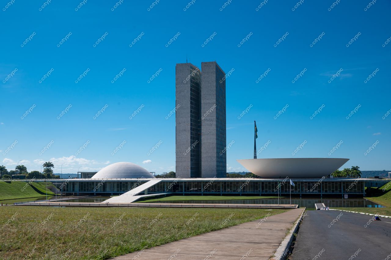 Brasília, Distrito Federal: O icônico Congresso Nacional em destaque