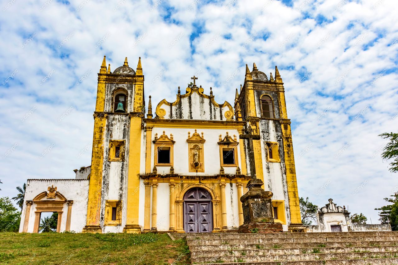 Igreja Colonial em Olinda, Pernambuco: Beleza e História em Detalhes