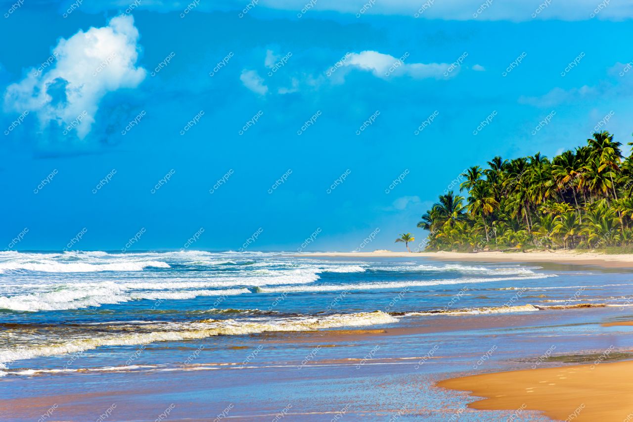 Uruçuca, Bahia: Praia deslumbrante e tranquila para relaxamento e conexão com a natureza