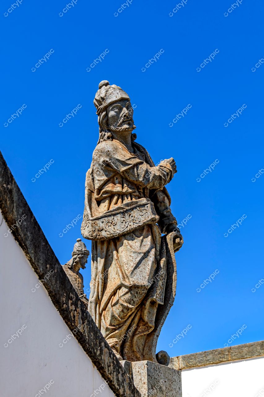 Congonhas, Minas Gerais, Brasil: Escultura histórica dos Profetas de Aleijadinho