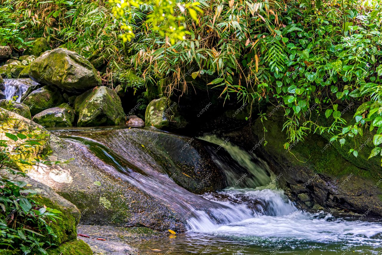 Itatiaia, Rio de Janeiro: Cenário Sereno e Natural com Cachoeiras e Vegetação Tropical