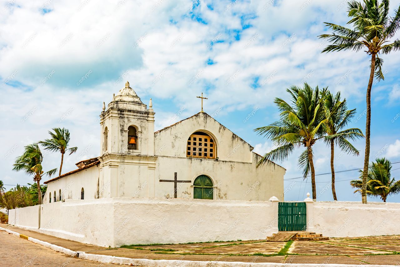 Igreja Colonial: Encanto em Olinda, Pernambuco, Brasil