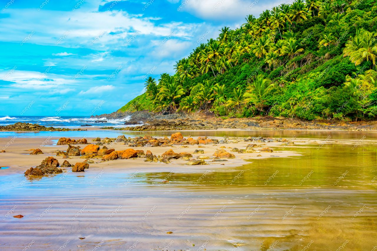 Uruçuca, Bahia: Praia paradisíaca de águas cristalinas e areias douradas