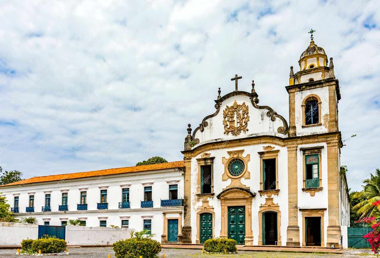 Edificação Histórica: Casa Colonial em Olinda, Pernambuco, Brasil