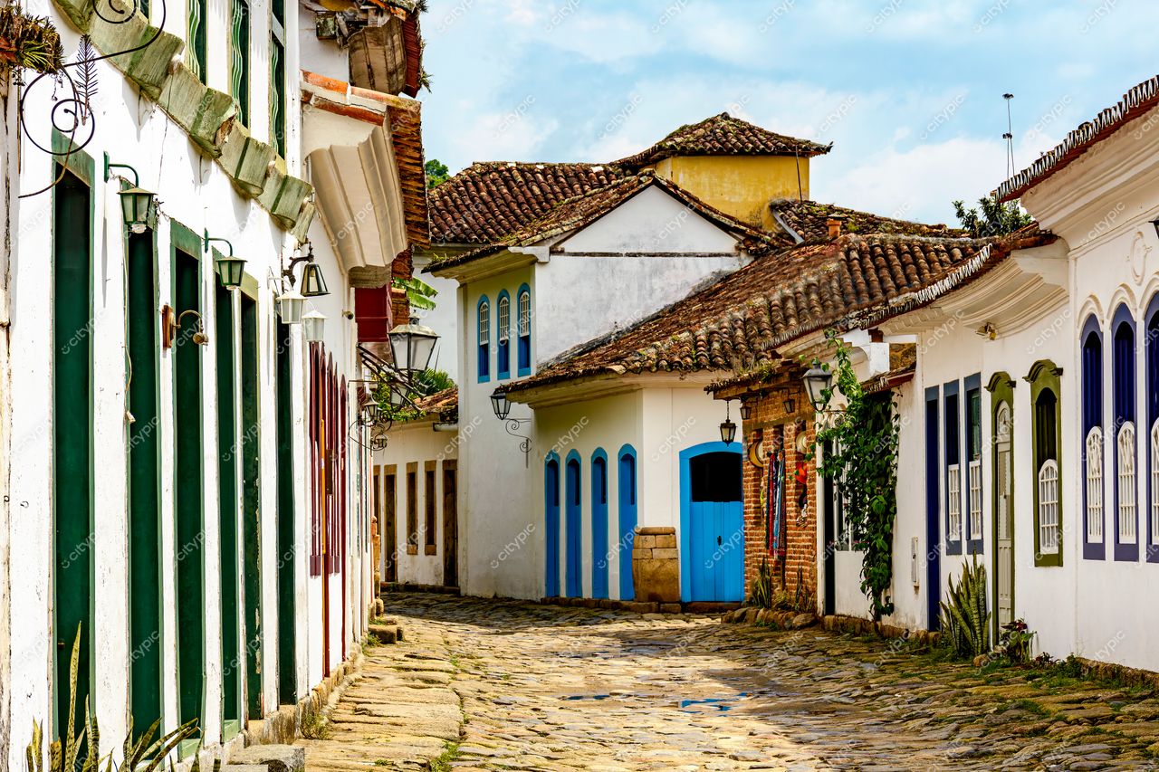 Paraty, Rio de Janeiro: Rua das Casas Coloridas e Charmosas