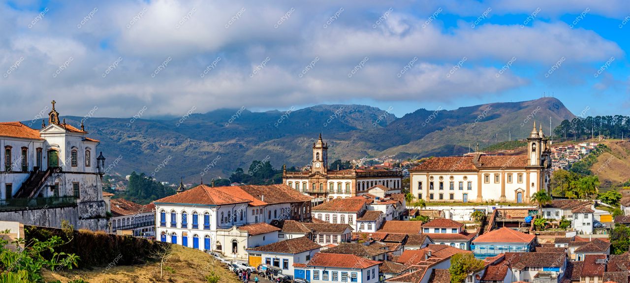 Ouro Preto, Minas Gerais: A harmonia entre arquitetura colonial e paisagem montanhosa