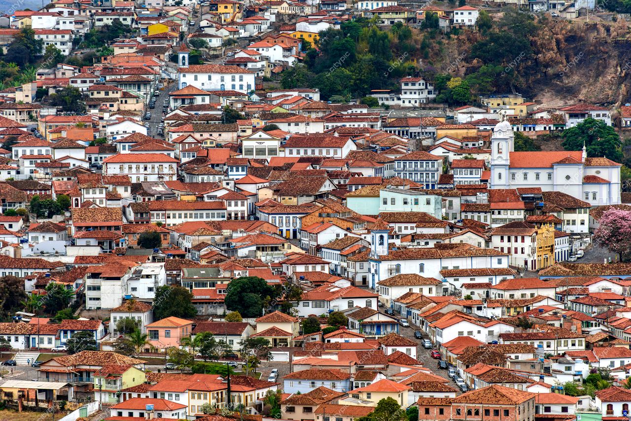 Diamantina, Minas Gerais: Vista Panorâmica da Arquitetura Colonial e Cultural da Cidade