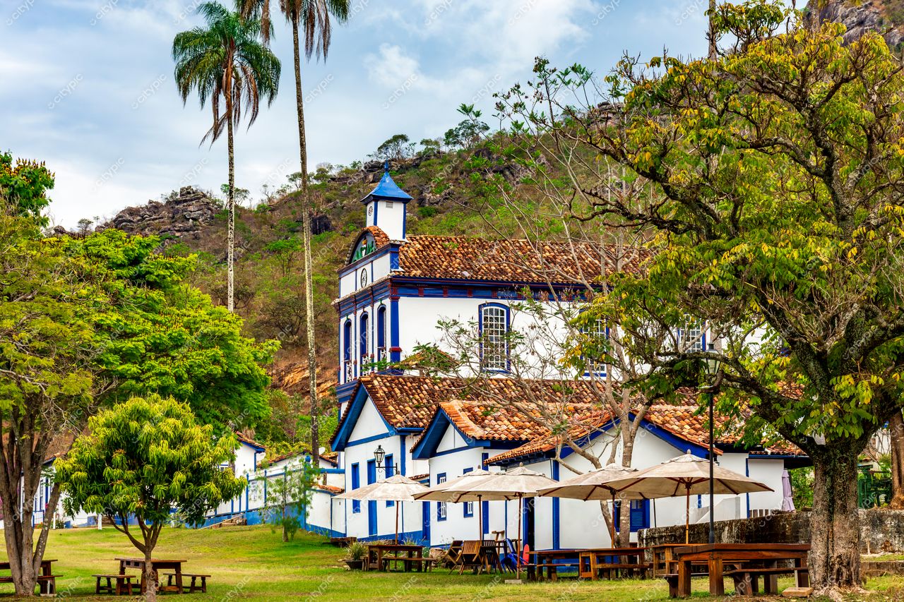 Diamantina, Minas Gerais: Vista encantadora de um cenário histórico colonial