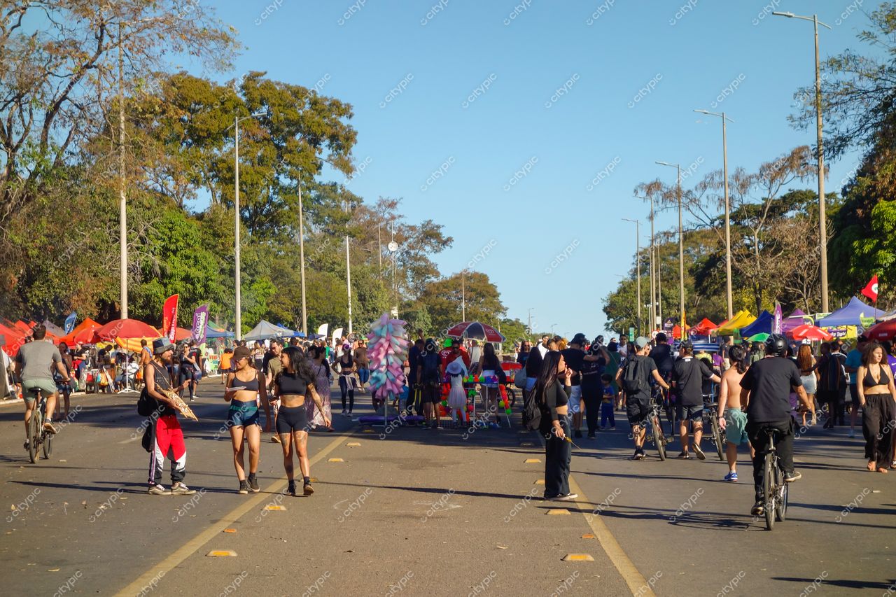Brasília em Movimento: Um Dia Vibrante na Capital Brasileira