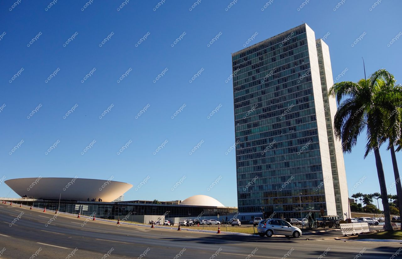 Brasília: Palácio da Alvorada e Ministério das Relações Exteriores em destaque
