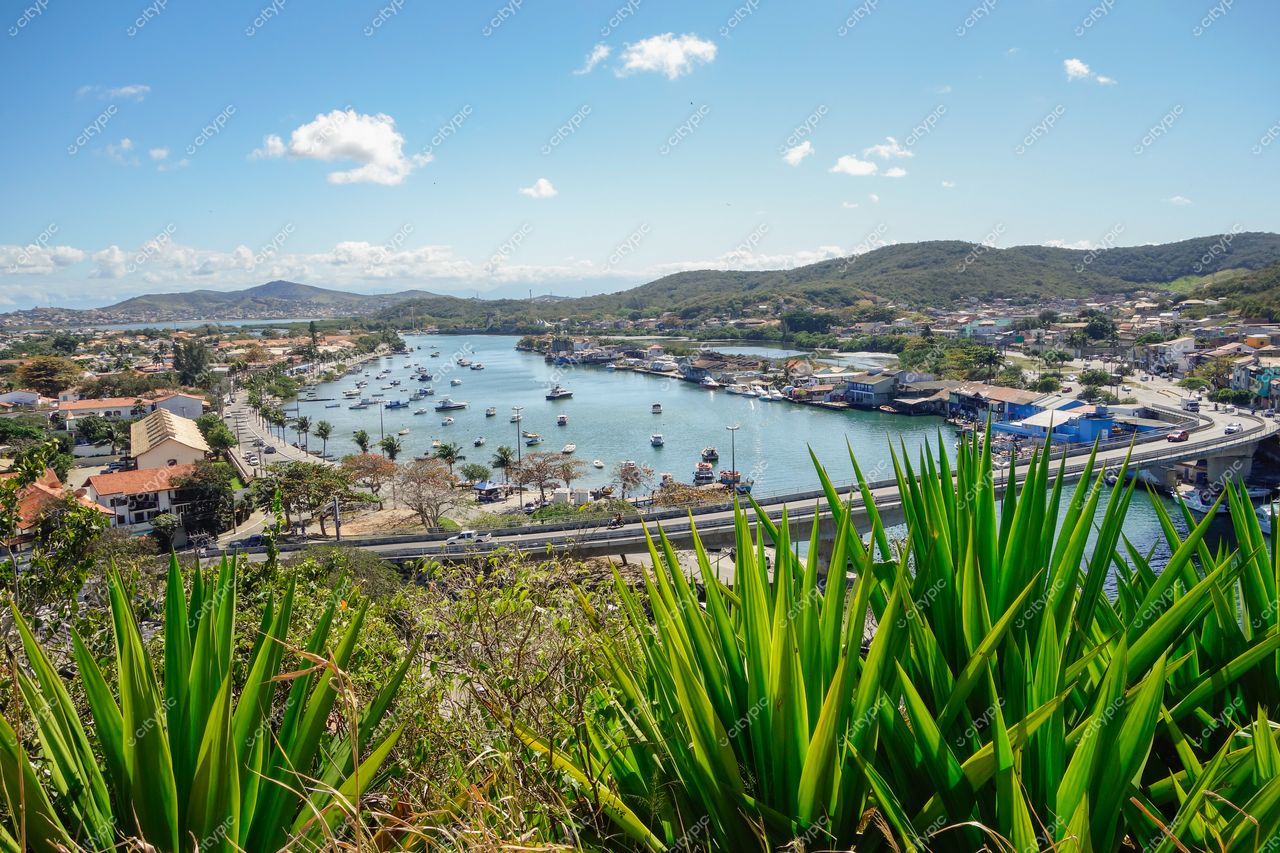 Cabo Frio, Rio de Janeiro: Vista panorâmica em um dia ensolarado